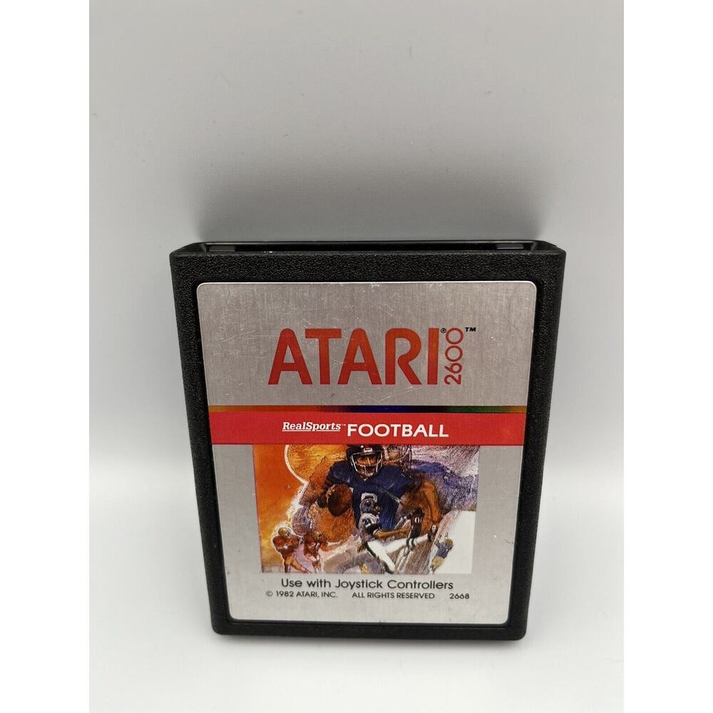 Atari 2600 RealSports Football game cartridge, Fun Game!